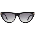 Amber Smoke Grey Gradient Cat Eye Sunglasses O637615
