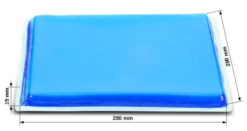 Gel-Pad XL for Motorcycle Seats 25x20x1,5 cm F73489