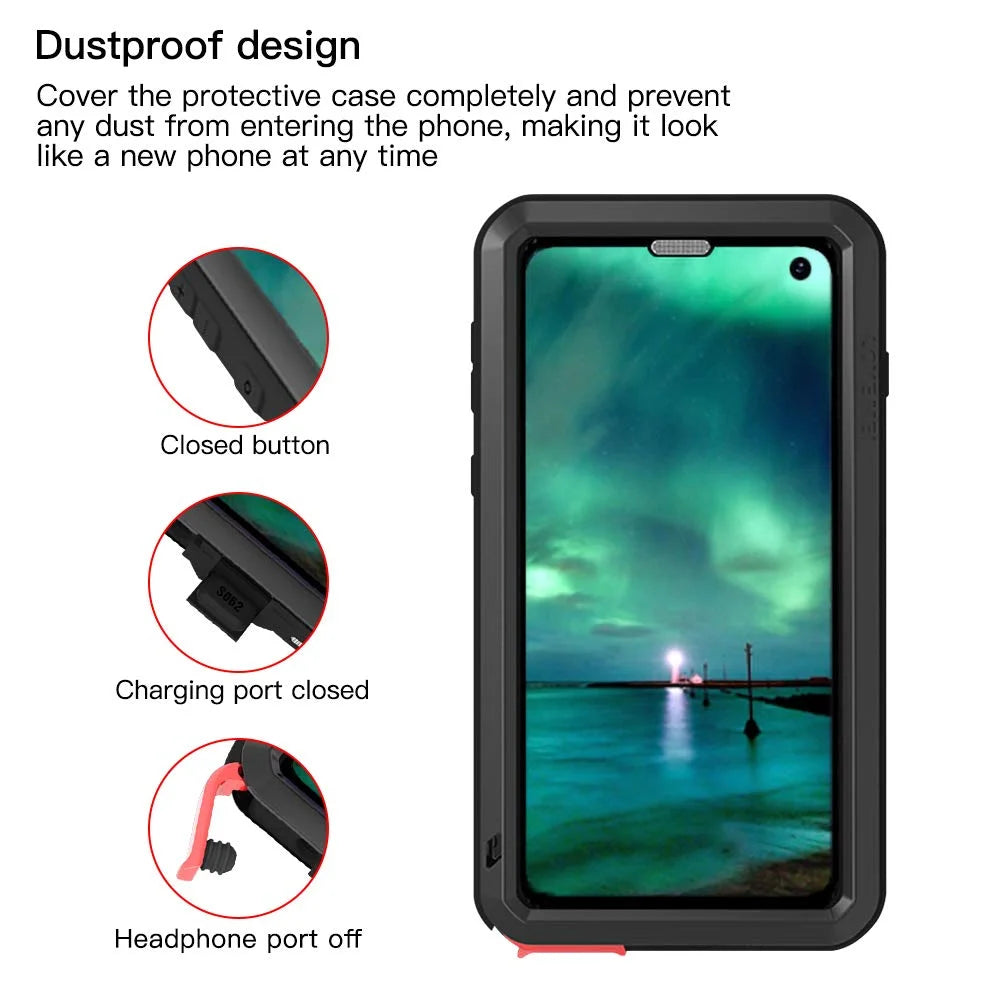 Heavy Duty Aluminum Metal Case for Samsung Galaxy Note 10 G493
