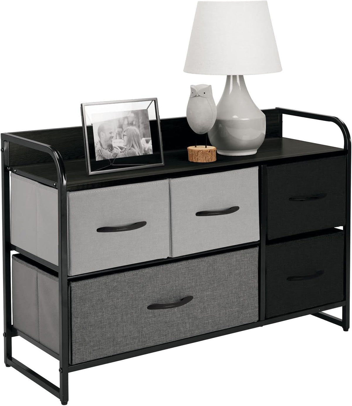 Bronze Linen 5 Drawer Storage Dresser H491740