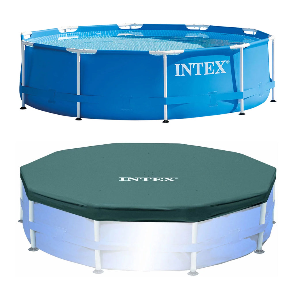Round Above Ground Swimming Pool with Cover G413577