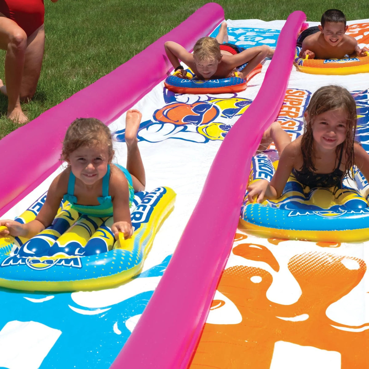 Giant Backyard Double Lane Lawn Slide F751568