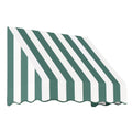 Forest/White Stripe Fixed Awning C409