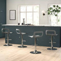 Swivel Adjustable Height Stool Gray L9299