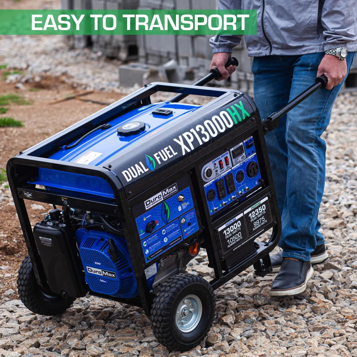 13,000 Watt Dual Fuel Portable Generator K795769