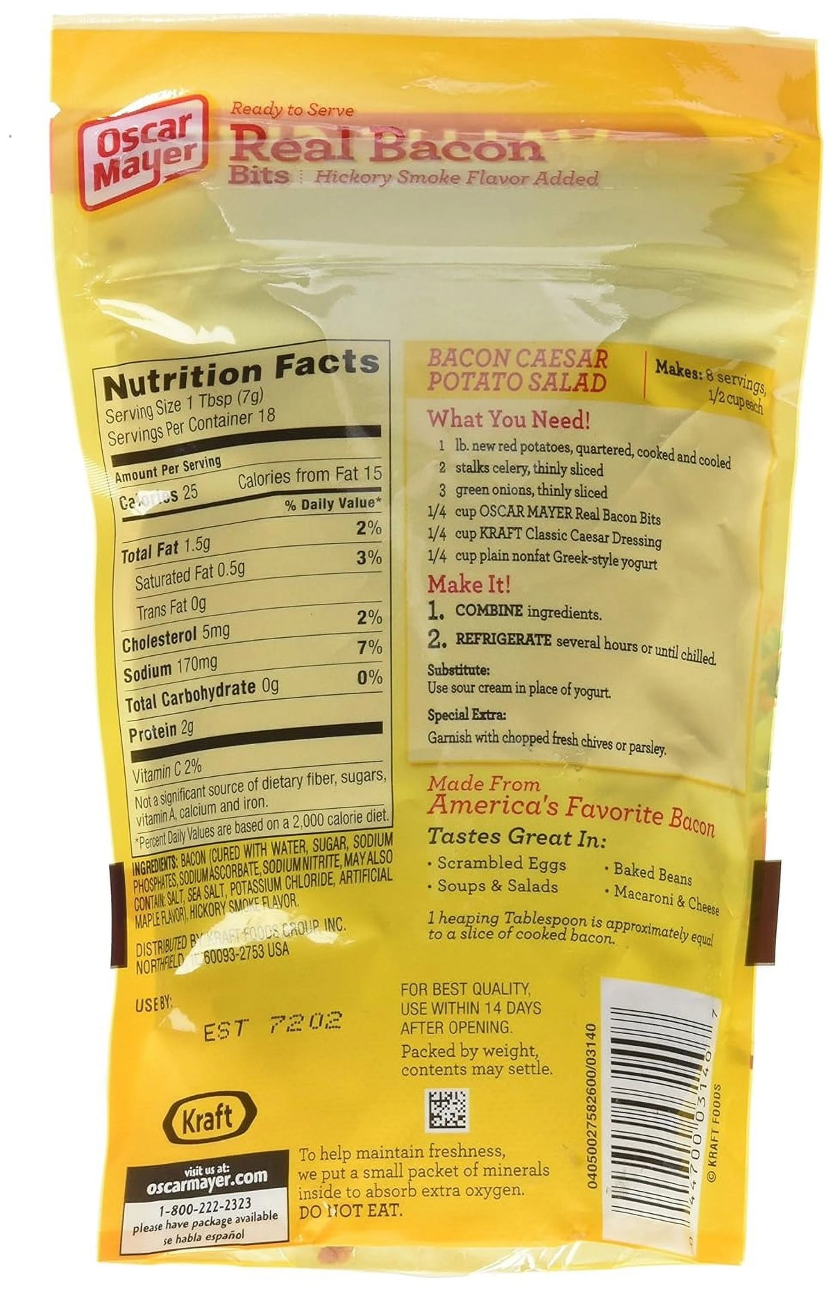 Bacon Bits 4.5 Oz Pouch J90855