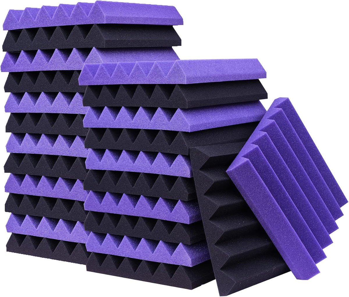 24 Pack 2 x 12 x 12 Sound Proof Foam Panels W885253