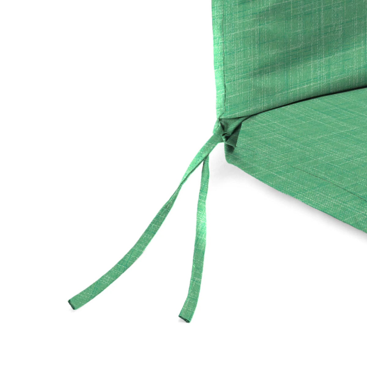 Dill Green Rectangular Outdoor Chair Cushion with Ties Q70881
