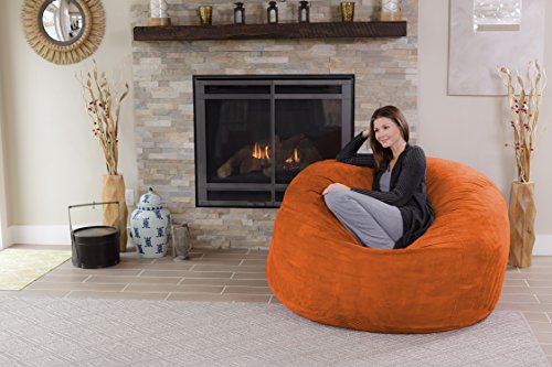 5 Ft Memory Foam Microfiber Bean Bag Chair F64040