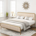 Queen Size Tufted Upholstered Bed Frame O554