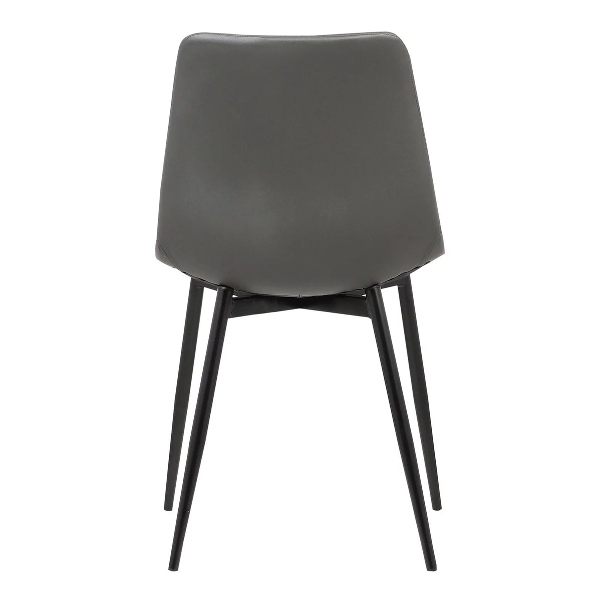 Black Faux Leather Dining Side Chair E8679