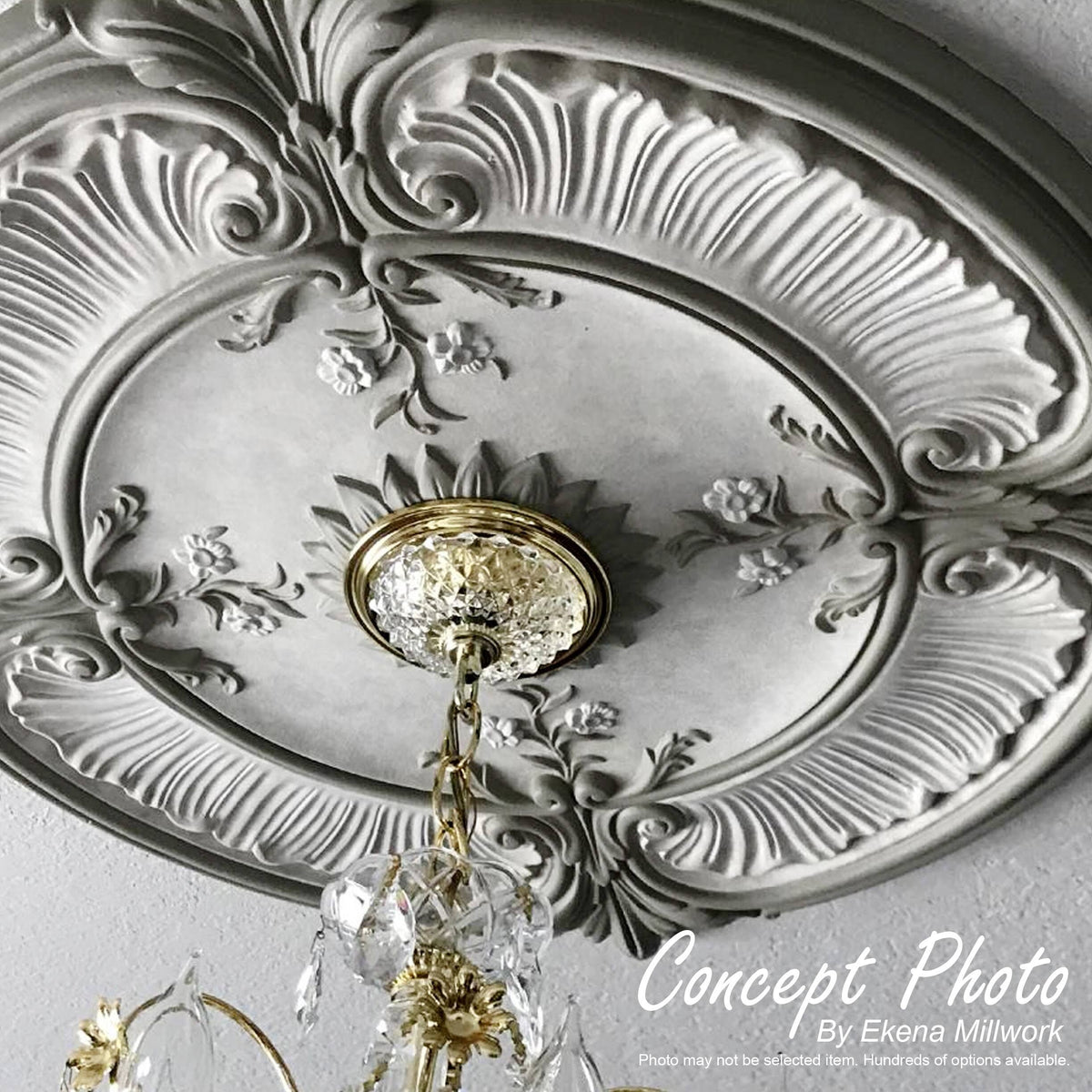 Spring Leaf Ceiling Medallion Q296