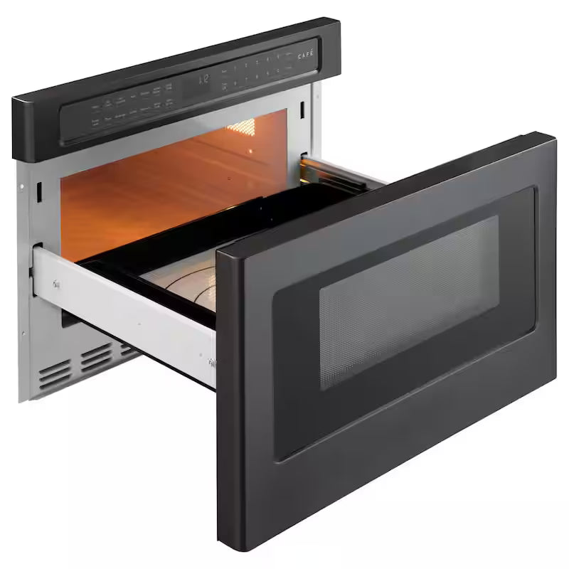 Built-In Microwave Drawer in Matte Black with Sensor Cooking V308338