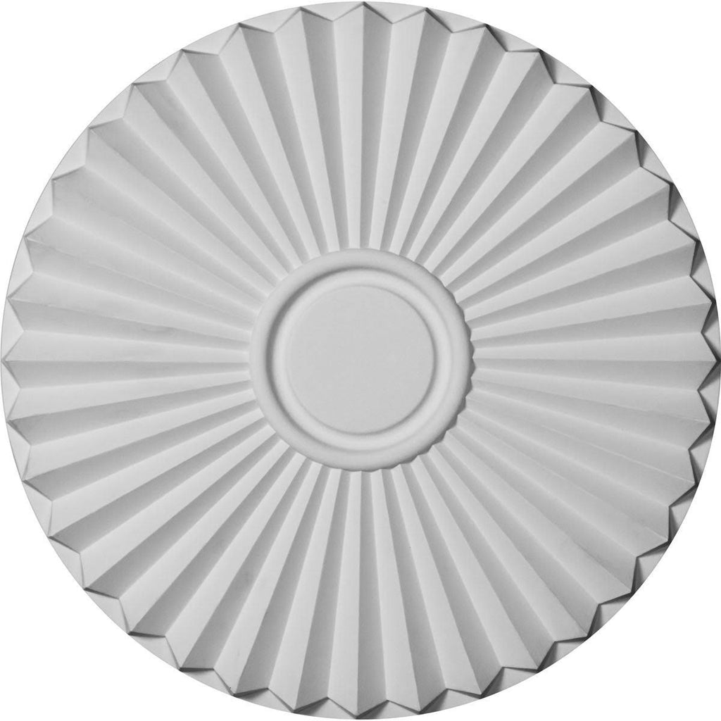 Hand-Painted Iridescent Gold Ceiling Medallion T88013