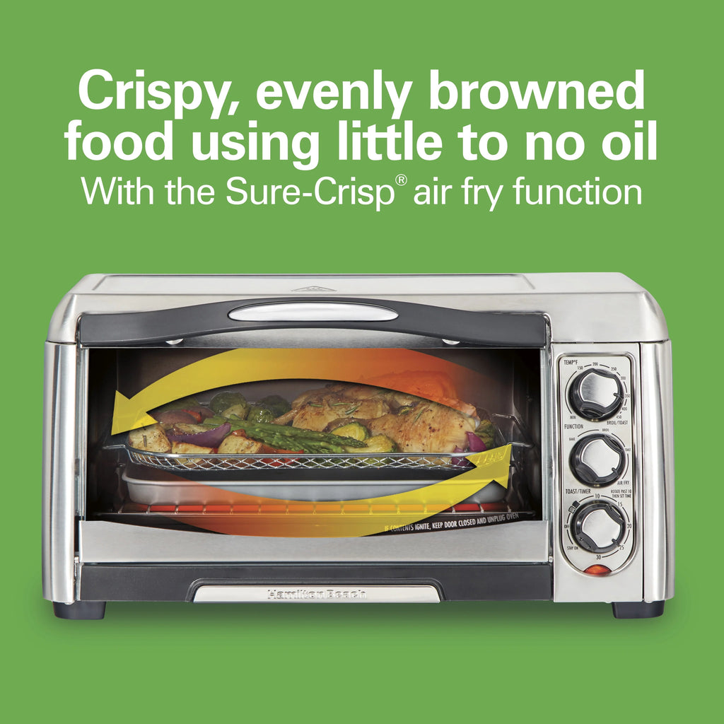 6 Slice Stainless Steel Air Fryer Toaster Oven G366