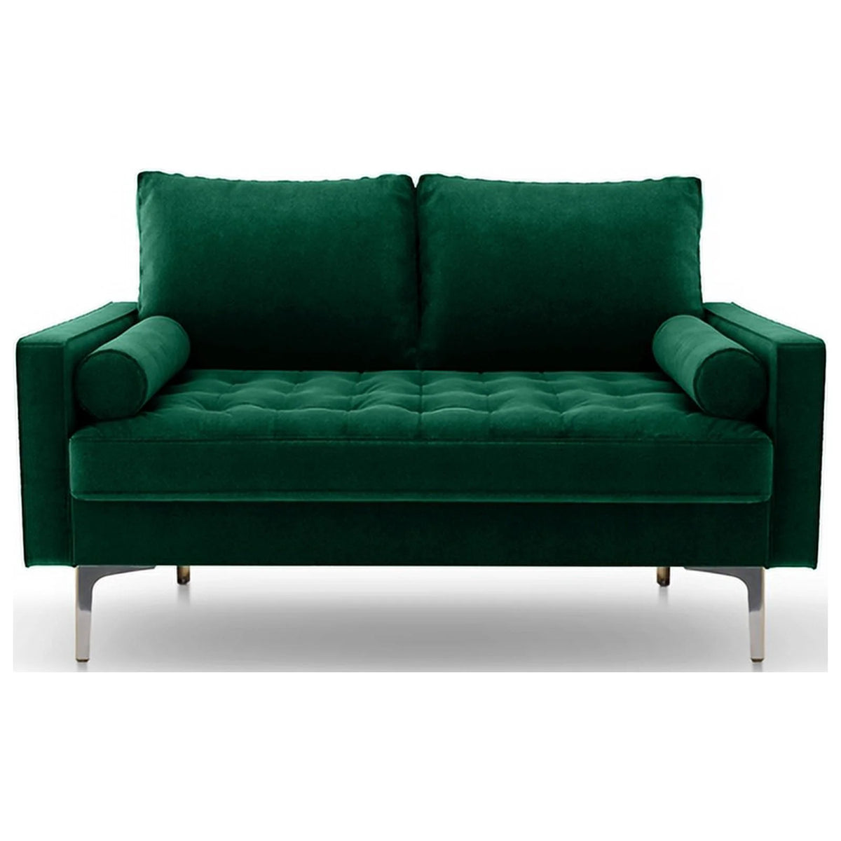 Green Velvet Loveseat L5279