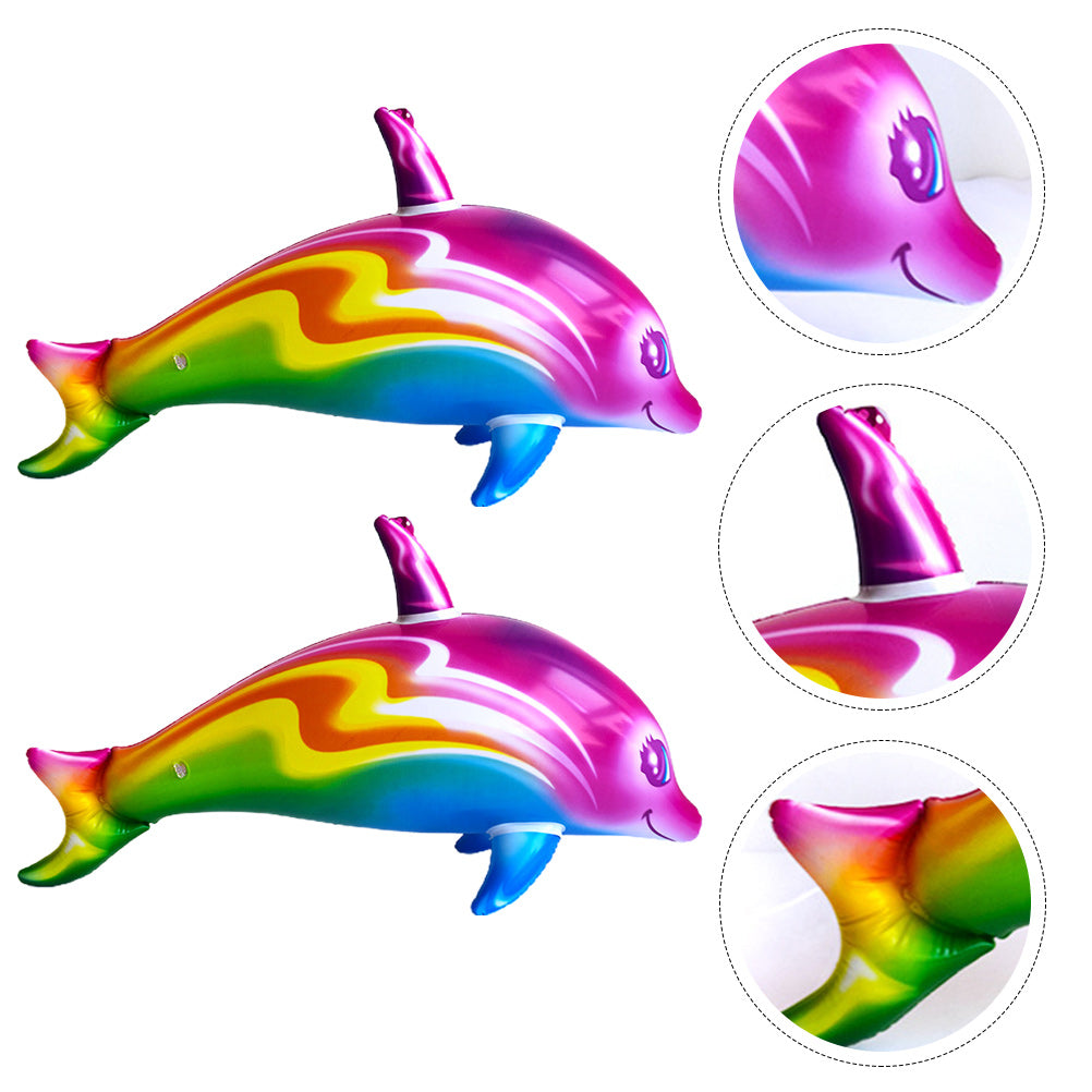 2pcs Big Inflatable Dolphin Toys R520322