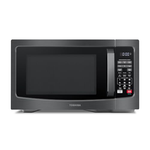 1000W 1.2 Cu Ft Black Countertop Microwave Oven V587