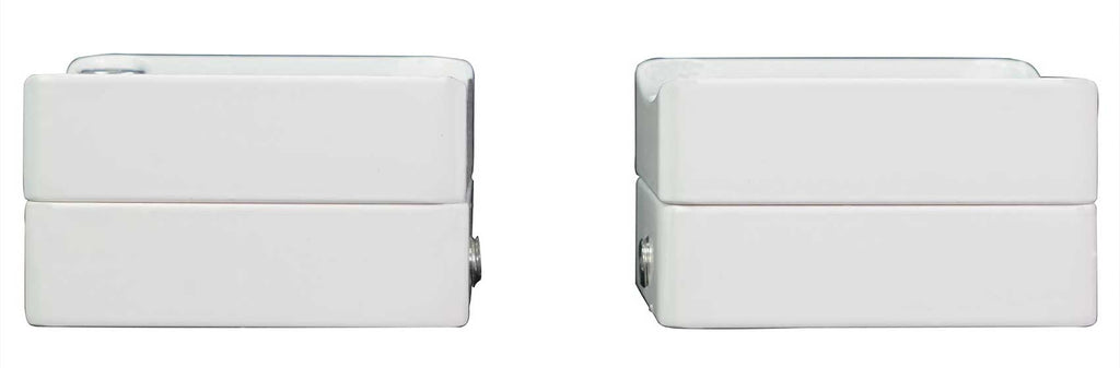 5.25" 360° Swivel White Aluminum Surface Mount Speaker Pods U396027