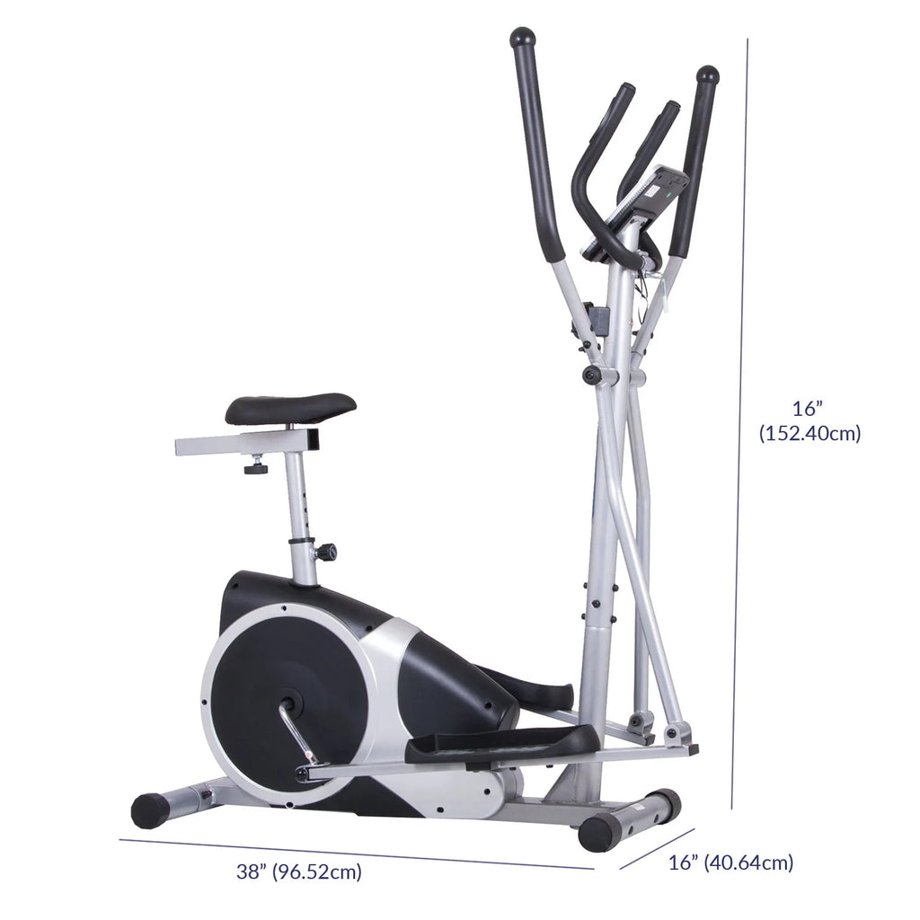 Cardio Dual Trainer, 12.5 Stride, 250 lbs A2768