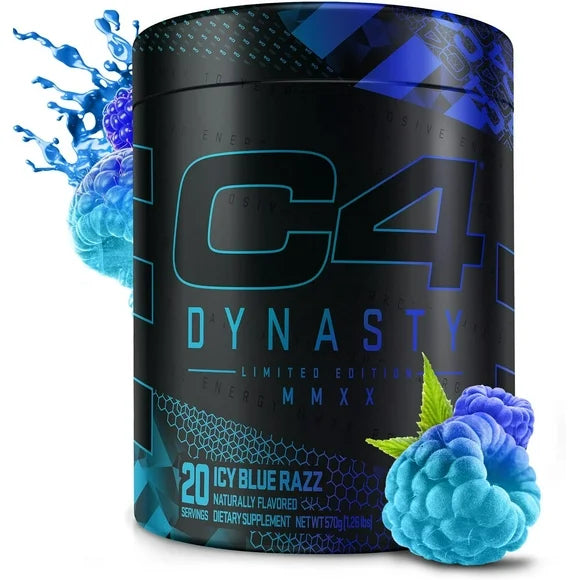 Icy Blue Razz Pre Workout Powder 20 Servings N48006