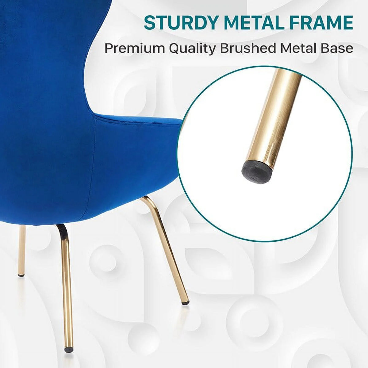 Blue Metal Office Chair K57123