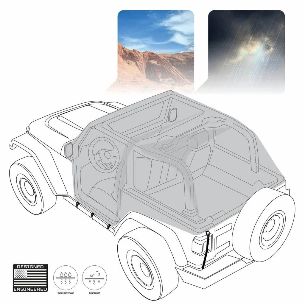 Gray Cab Cover D5487
