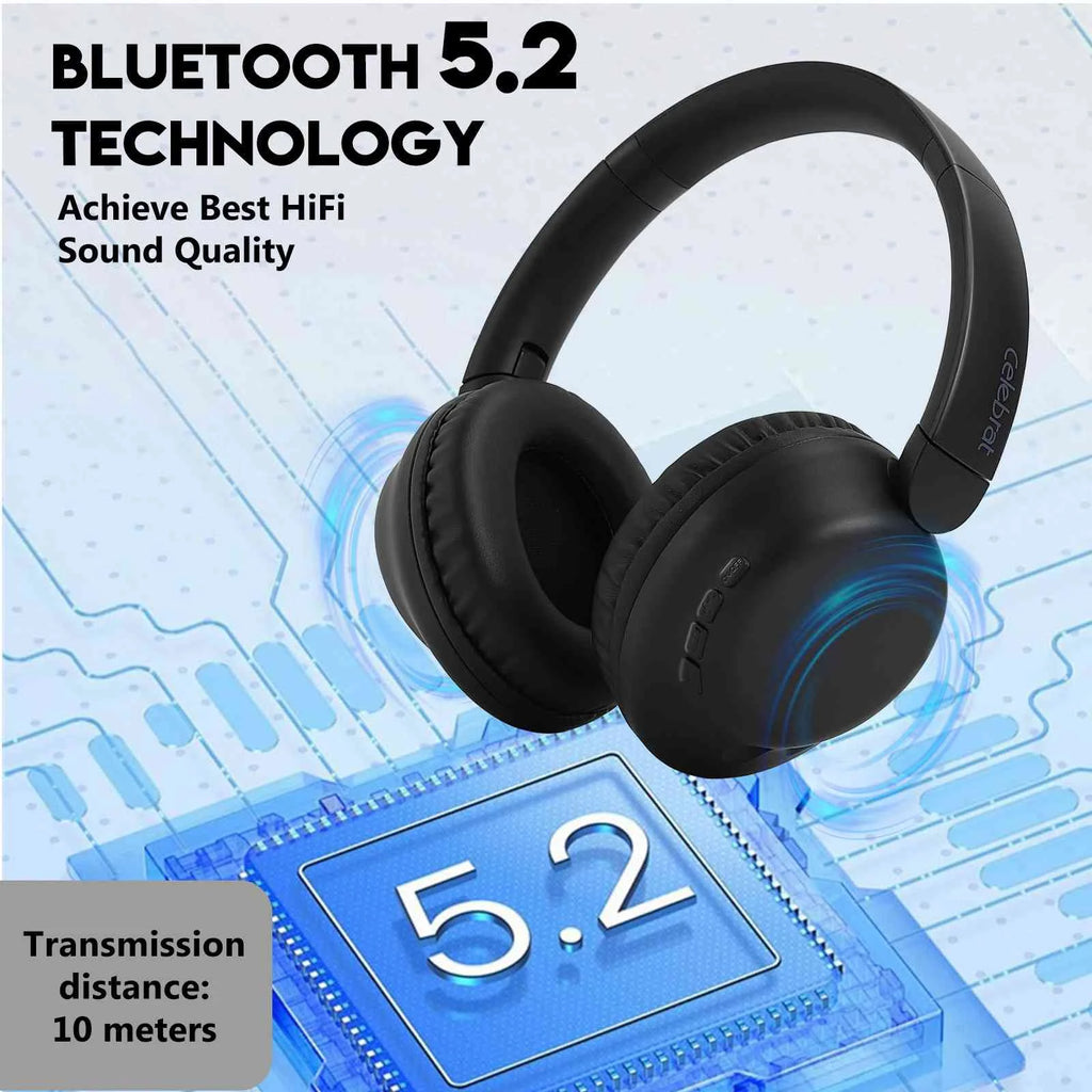 Wireless Bluetooth Over The Ear Headphones with Mic T2964