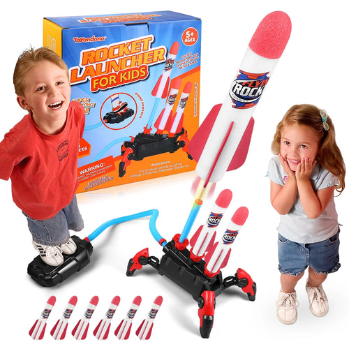 1 Set Outdoor Rocket Launcher Toy Foam Rockets K143135