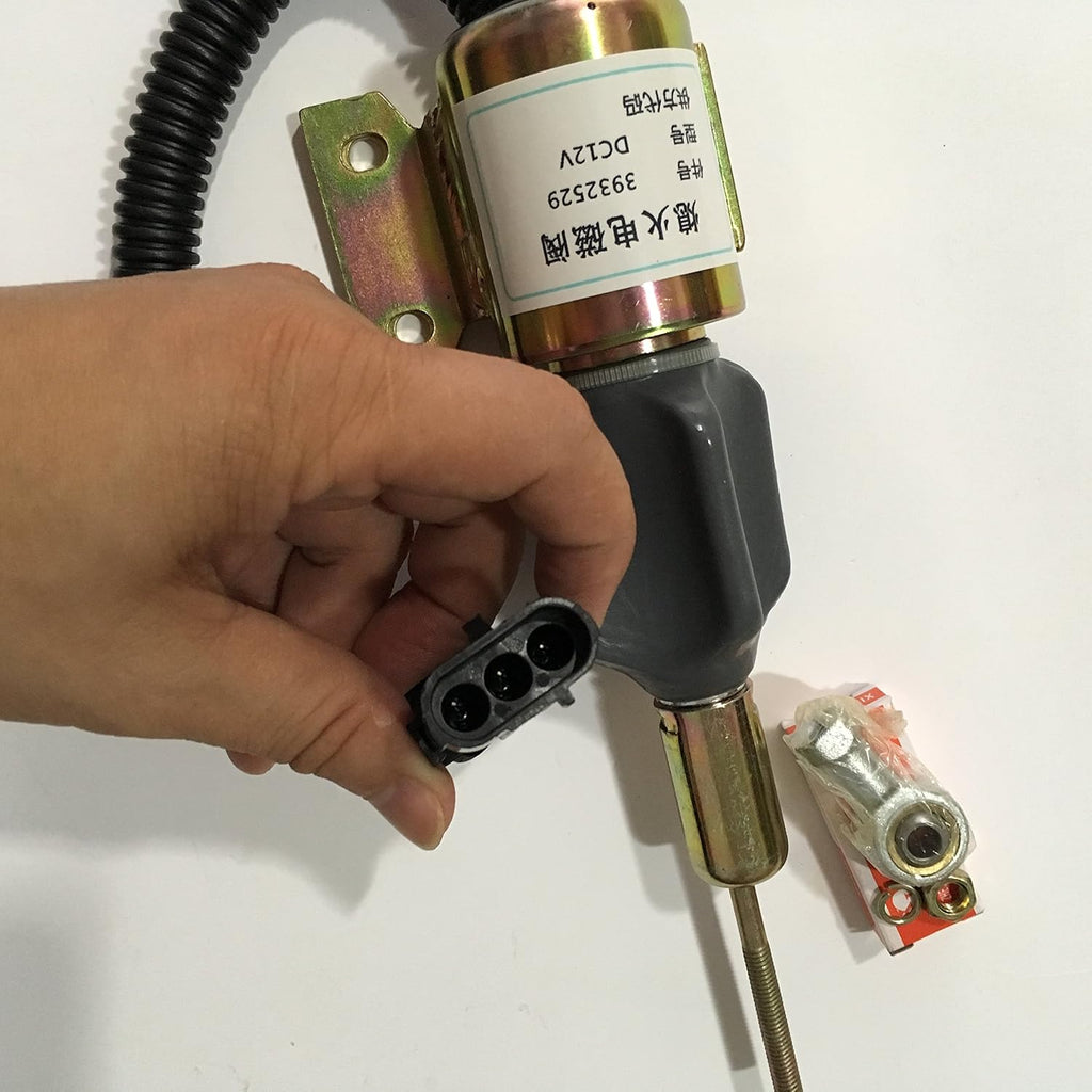 12V Shutdown Solenoid for Cummins 6BT 4BT Engine, Pack of 2 X504004