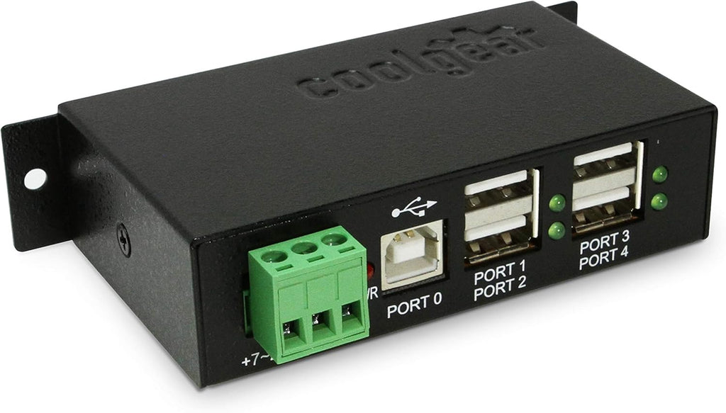 4-Port Industrial USB 2.0 Powered Pack of 2 B6270