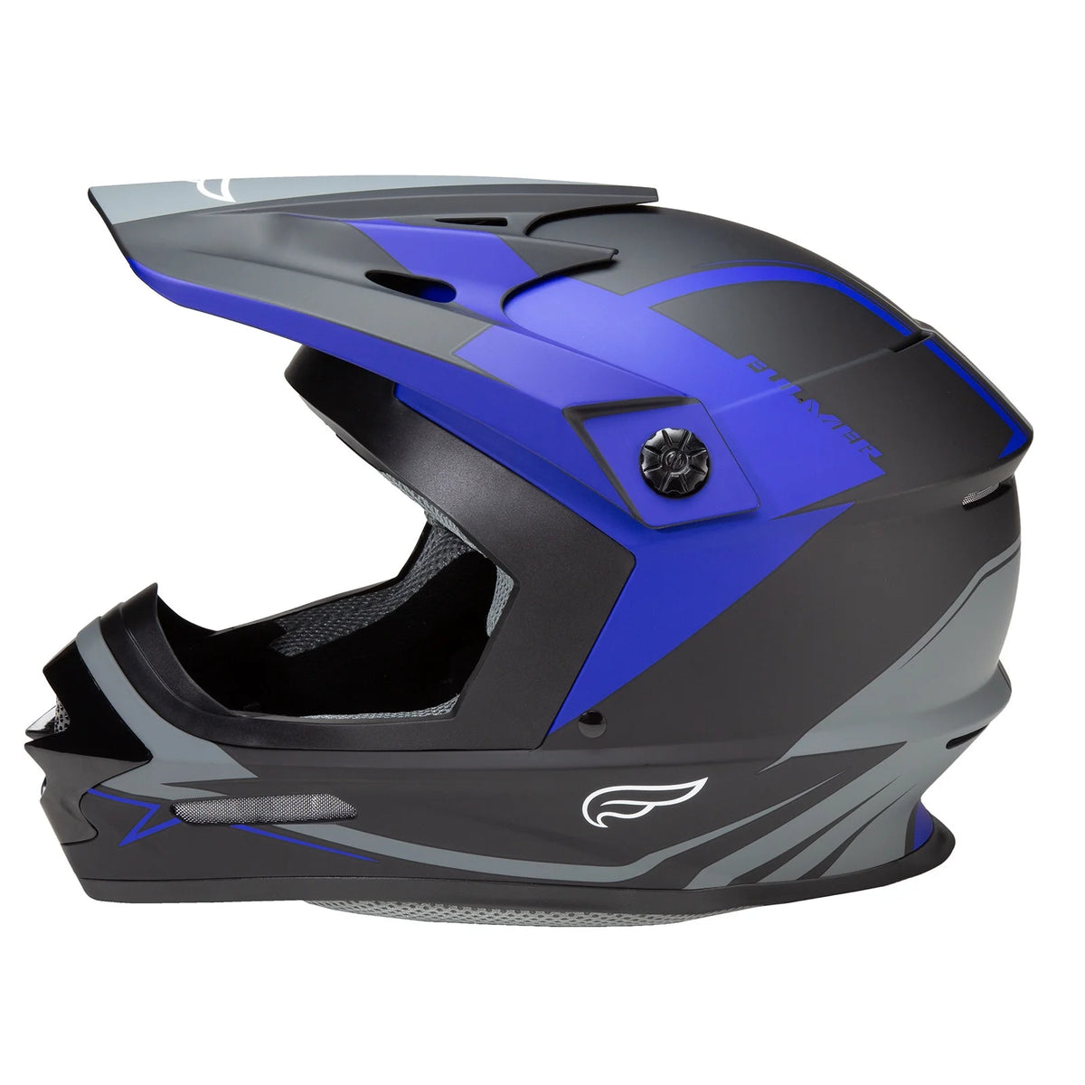 Matte Blue Off-Road Helmet A4887